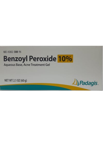 Buy 10% Benzoyl Peroxide Acne Treatment Gel 2.1 oz, 60g in UAE