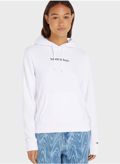 Buy Logo Pocket Detail Hoodie in UAE