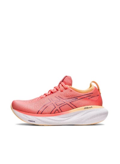 اشتري Women Gel-Nimbus 25 Outdoor Running Sneakers Orange/White في الامارات