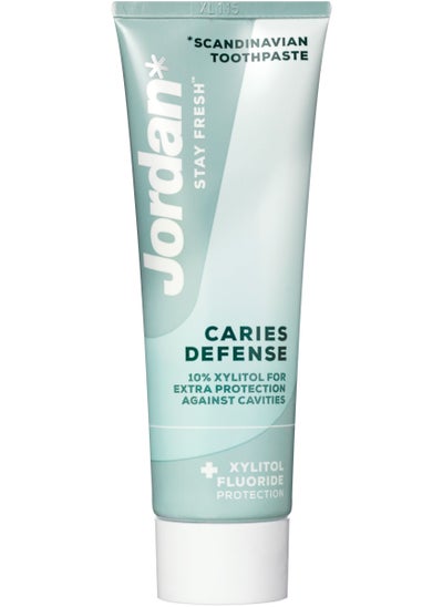 Buy Jordan Caries Defense Toothpaste 75ml Tube in UAE