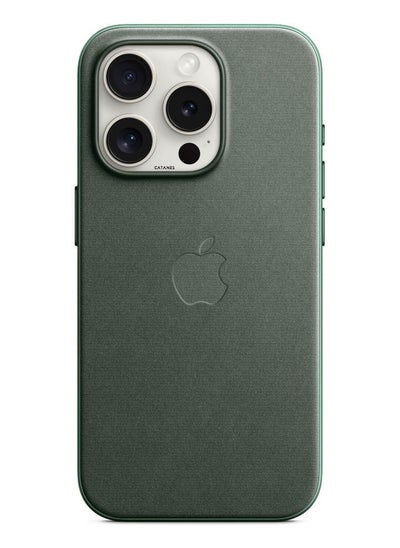 Buy iPhone 15 Pro FineWoven Case with MagSafe Durable and Heavy Protection Green in UAE