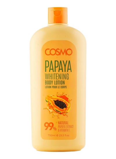 Buy Papaya Whitening Body Lotion Natural Papaya And Vitamin E 750 Ml in Saudi Arabia