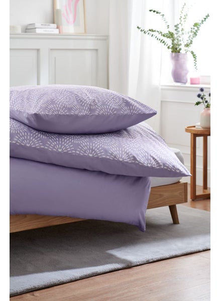 اشتري Single Premium Cotton Duvet Set 135 x 200 cm, Lavender في الامارات