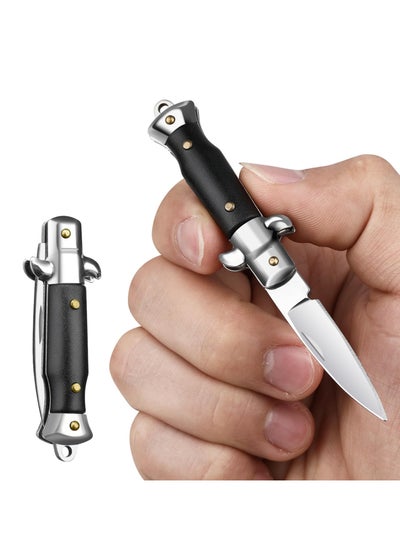 Buy Small Pocket Knife, Cool Folding Knives Box Cutter, Mini EDC Knife with Unique Design, Little Tiny Knives for Every Day Carry, Camping, Hiking and Outdoor, Small Gift for Women Men in Saudi Arabia