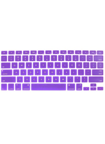 Buy Ntech English Language Silicone Keyboard Cover for A1466 A1369 MacBook Pro 13/15/17in A1278/A1425/A1502/A1286/A1398 US Layout in UAE