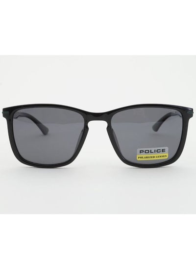 Buy Full Rim Square Men Sunglass - SPLB21B Z42K - Lens Size: 58 mm - Black in Saudi Arabia