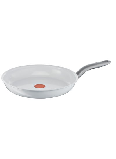 اشتري Tefal C90804 Ceramic Control Induction Frying Pan 24cm Ceramic Coating For Searing And Crispy Results Thermo-Spot Temperature Indicator Induction Cooker Compatible For All Types Of Stoves في الامارات