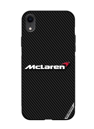 Buy Protective Case Cover For Apple iPhone XR Mclaren Design Multicolour in UAE