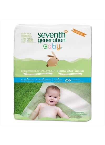 اشتري Baby Wipes Refill With Tape Seal Sensitive Protection Unscented Baby Wipes 256 Count في الامارات