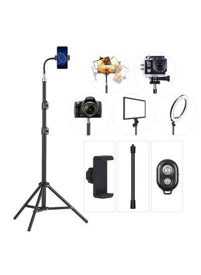 Buy 210cm/83in Portable Metal Light Stand Heavy Duty Adjustable Photography Tripod Stand 1/4 Inch Screw for Studio Reflector Softbox LED Video Light Ring Light in Saudi Arabia