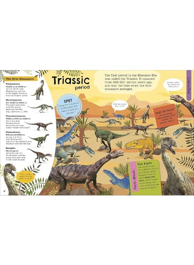 اشتري DK The Fact-Packed Activity Book: Dinosaurs في الامارات