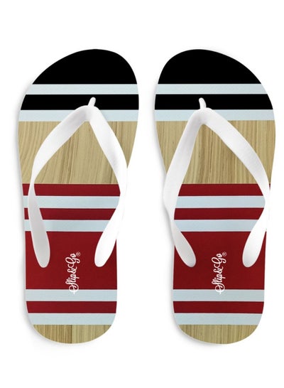 Buy Sea Flip Flop Red wooden design design in Egypt
