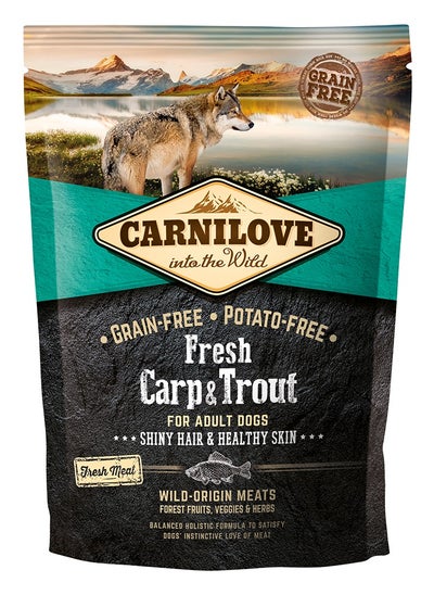 Buy Carnilove, Fresh Carp & Trout For Adult Dogs - 1.5kg in UAE