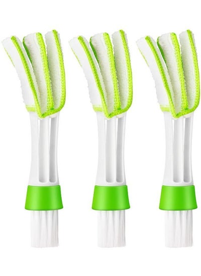 اشتري 3Pcs Mini Cleaner Brush for Car Air Vent في الامارات