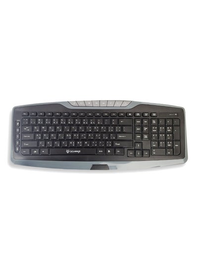 Buy Multimedia Keyboard For Computer (GM-8000, Black) - Wirless in Egypt