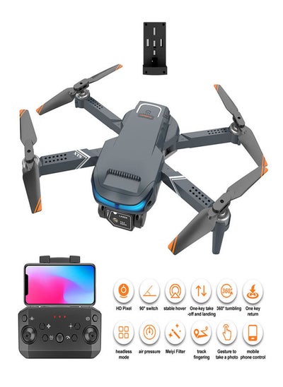 Buy 4K Double Camera HD XT9 WIFI FPV Obstacle Avoidance Drone Optical Flow  Four-axis Aircraft RC Helicopter With 1 Battery in UAE