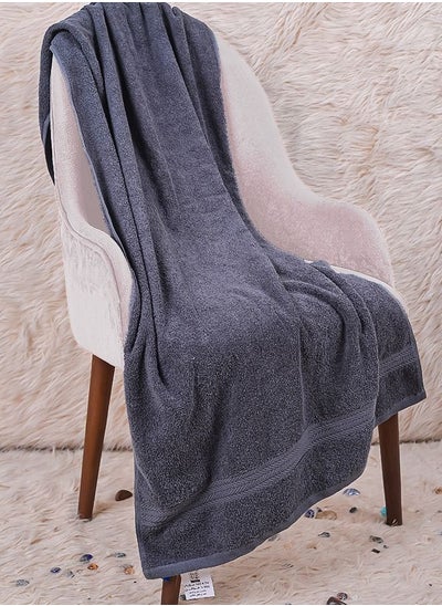 Buy Towel Multi Size Grey Cotton in Saudi Arabia