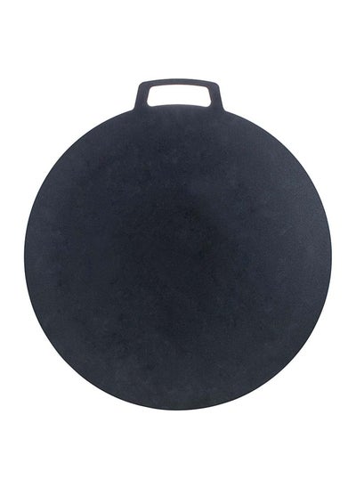 Buy Grill pan, Burger Grill Saj, Black, Size 40 Cm Thickness 5 ml in Saudi Arabia