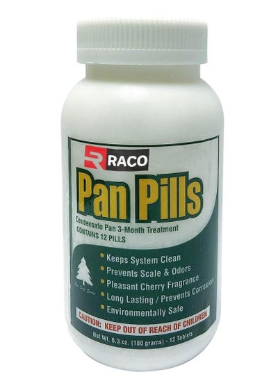 اشتري A/C Condensate Pan Treatment Tablets, Fast-Acting A/C drip pan 12 pcs Tablets Control Odors, Plugged Drains, and Overflow في الامارات