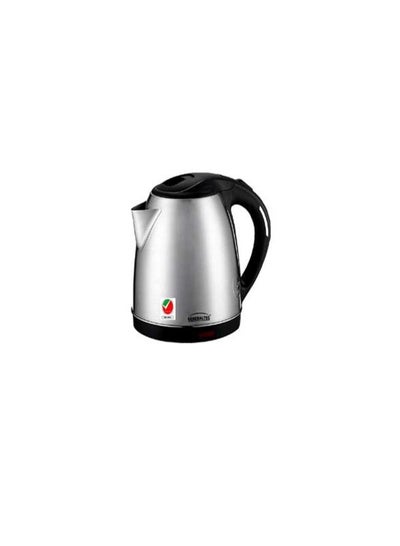 Buy Generaltec Stainless Steel Cordless Kettle with auto shut off function, 1.8 Liter capacity, Black / Silver, Power :1500W in UAE
