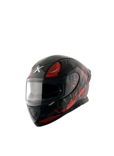 Buy AXOR Helmets Apex Hunder Black Orange in UAE