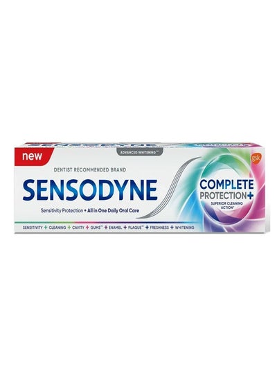 Buy Sensodyne Sensitivity Protection Toothpaste Complete Protection + Superior Cleaning Action 75 ml in Saudi Arabia