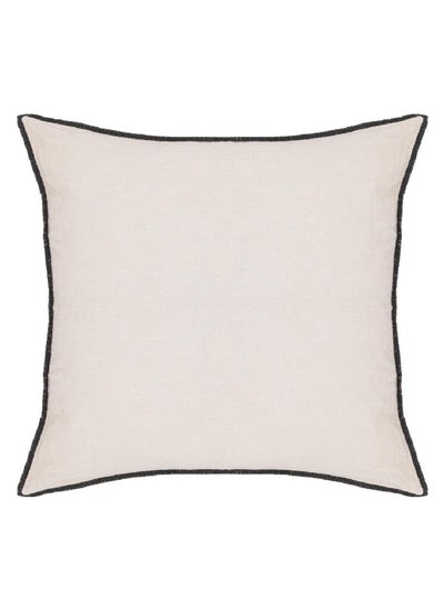 Buy Linah Premium Quality Cushion with Removable Cover Beige 45 x 45 cm 194315D in Saudi Arabia