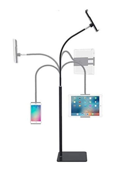 Buy Tablet Floor Stand with Flexible Gooseneck in UAE