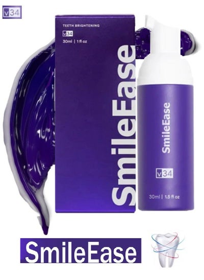 Buy SmileEase V34 Teeth Color Corrector Paste Enhancer Whitening Booster Teeth Stain Removal 30ml in Saudi Arabia