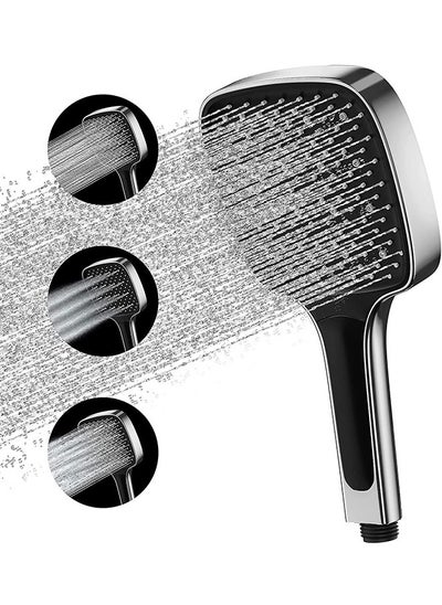 Buy Shower Head, High Pressure Shower Heads with 3 Spray Modes, Powerful Shower Head Only, Universal Water Saving Large Shower Head in UAE