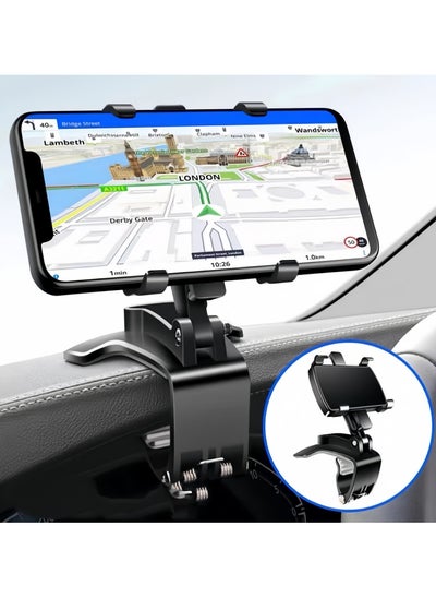 Buy Car Phone Holder Mount Car Dashboard Phone Car Holder 360 Degree Rotation Cell Phone Holder for Car Clip Mount 3-in-1 Multi-Function Phone Car Mount Suitable for 4-7 Inches Smartphones in UAE