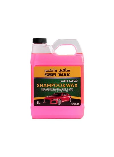 Buy Safi Wax UltraShine Advanced Shampoo Formula For Brilliantly Cleans Car, 1Litre in Saudi Arabia