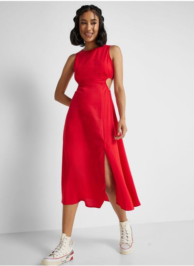 Buy Cutout Midi Dress in Saudi Arabia