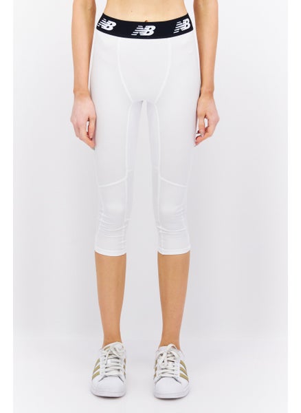 اشتري Women Tights Fit Training Leggings, White في الامارات