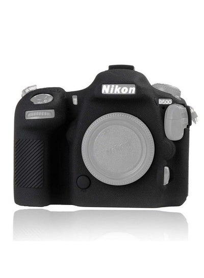 اشتري Camera Case For Nikon D500 Soft Silicone Rubber Camera Protective Body Case Skin For Nikon D500 Camera Bag Protector Cover (Black) في السعودية