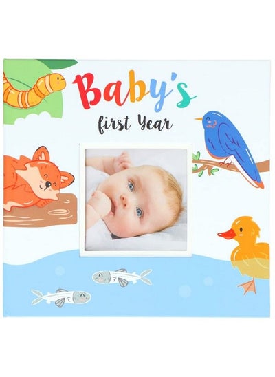 Buy Baby Memory Book Baby Journal ; First Year Photo Album ; Up To The First 5 Years ; Perfect For Boys And Girls ; Achievements Memories Milestones ; Baby Shower Present in Saudi Arabia