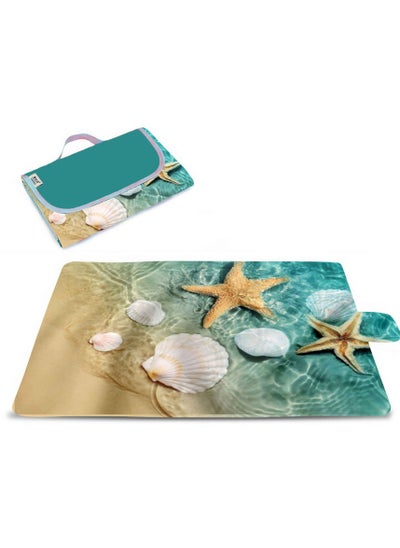 Buy Waterproof beach rug that can be folded into a small and lightweight bag, 200 x 145 cm in Egypt