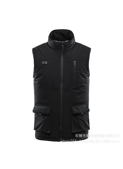 اشتري Mens Heated Vest Smart Thermal Workwear Black Black في الامارات