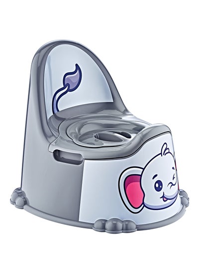 Buy Baby Potty Training Seat Easy To Clean Elephant Printed. in UAE