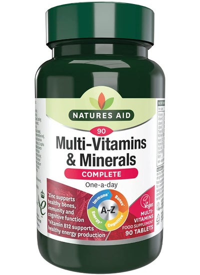 Buy Natures Aid A-Z One-A-day Complete Multivitamins and Minerals - 90 Tablets in Saudi Arabia