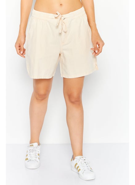 اشتري Women Solid Basic Shorts, Peach في الامارات