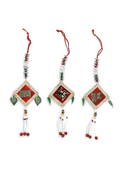 Buy 3-Piece Decorative Shubh Labh, Multicolour in UAE