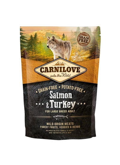 Buy Carnilove Salmon & Turkey For Large Breed Adult Dogs ( 1.5kg ) in UAE