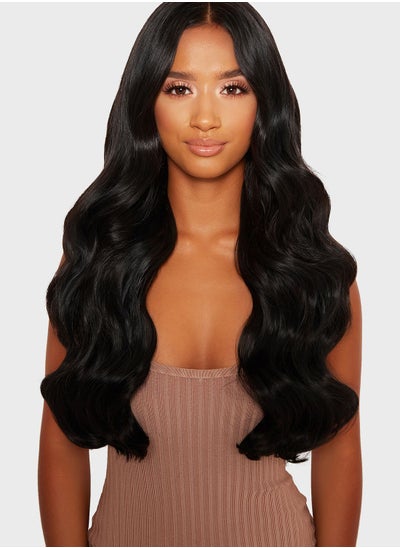 اشتري Natural Wavy 22 Inch 5 Piece Clip In Extensions - 4 Dark Brown Color في الامارات