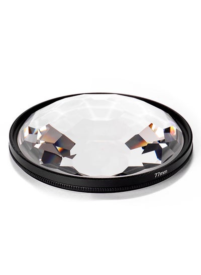 Buy 77mm Kaleidoscope Prism Camera Glass Filter Variable Number of Subjects SLR Photography Accessories in UAE