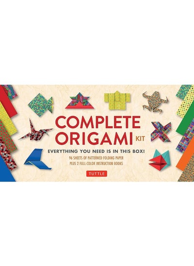 Buy Complete Origami Kit: [Kit with 2 Origami How-to Books, 98 Papers, 30 Projects] This Easy Origami for Beginners Kit is Great for Both Kids and Adults in UAE