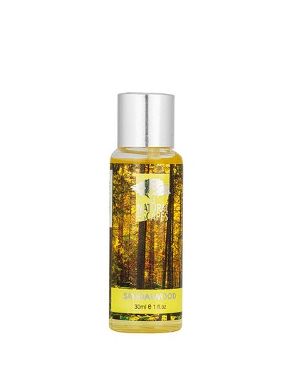 Buy Natural Escapes Sandalwood Natural Escapes Essential Oil Fragrance Oil In Glass Container Therapeutic Grade Scented Oil For Living Room Bed Room Kitchen 30 ml in UAE