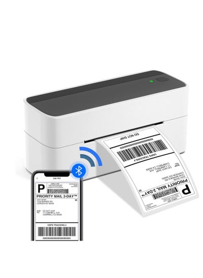 اشتري Bluetooth Thermal Shipping Label Printer for Phone, 4x6 Printer, Support Thermal Printer for Small Business and Shipping Package في الامارات