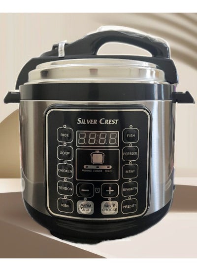 اشتري Silver Crest 10-in-1 Electric Pressure Cooker, 6 Liters, 1050 Watts في الامارات