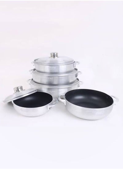 Buy A set of 5-piece aluminum Nelfon pots in Saudi Arabia